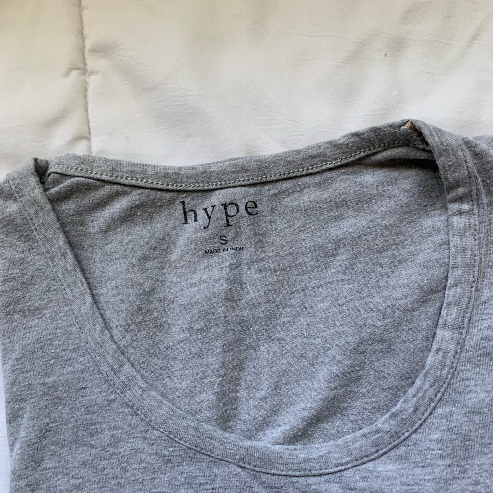 Gray shirt